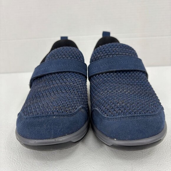 Orthofeet Quincy Loafer Stretch Knit Womens Size 7 Blue Comfort Orthotic Slip On - Picture 7 of 12